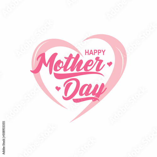 Mother's day logo icon vector