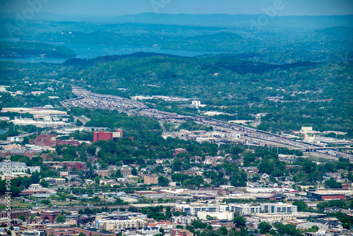 Chattanooga, Tennessee, USA views from Lookout mountain