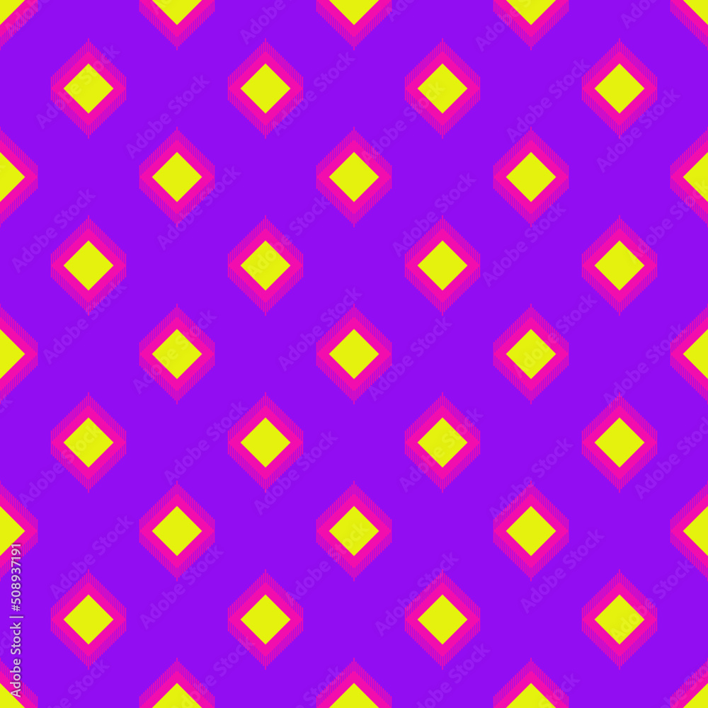 Fototapeta premium colourful asian ikat fabric pattern