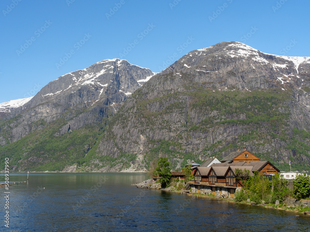 Obraz premium Eidfjörd in norwegen