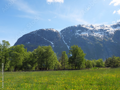 Eidfjörd und der Hardangerfjörd in Norwegen