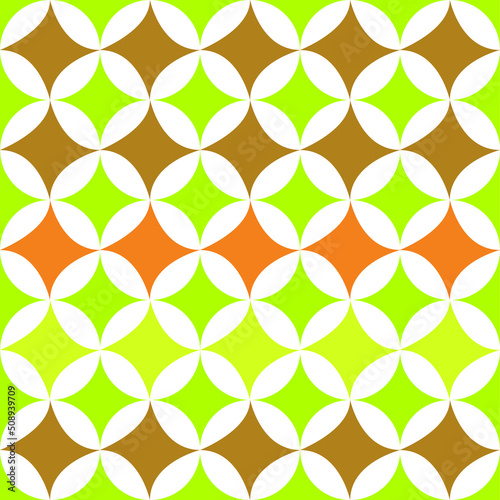 gift wrapping paper Using circle lines to play with colors and add stars to add fun to make it beautiful.