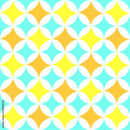 gift wrapping paper Using circle lines to play with colors and add stars to add fun to make it beautiful.