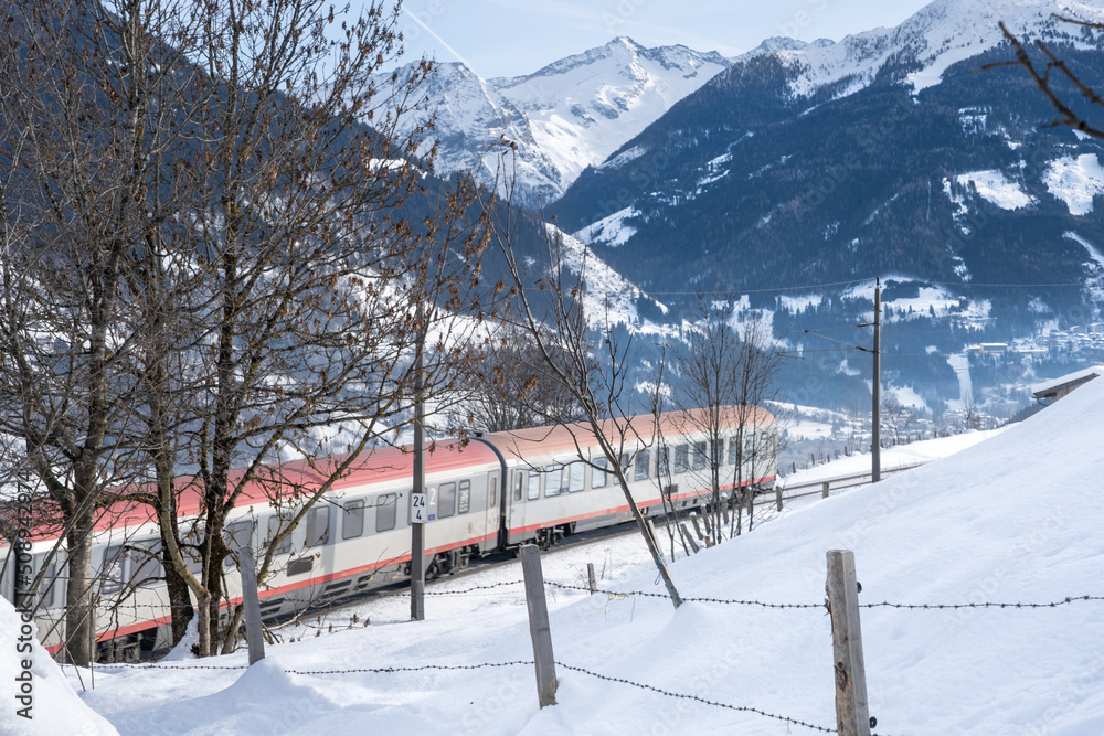 Snow mountains landscape Snow mountains landscape