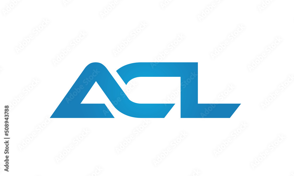 connected ACL Letters logo Design Linked Chain logo icon connected ACL Letters logo Design Linked Chain logo icon
