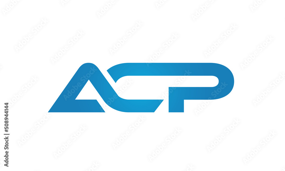 connected ACP Letters logo Design Linked Chain logo icon connected ACP Letters logo Design Linked Chain logo icon