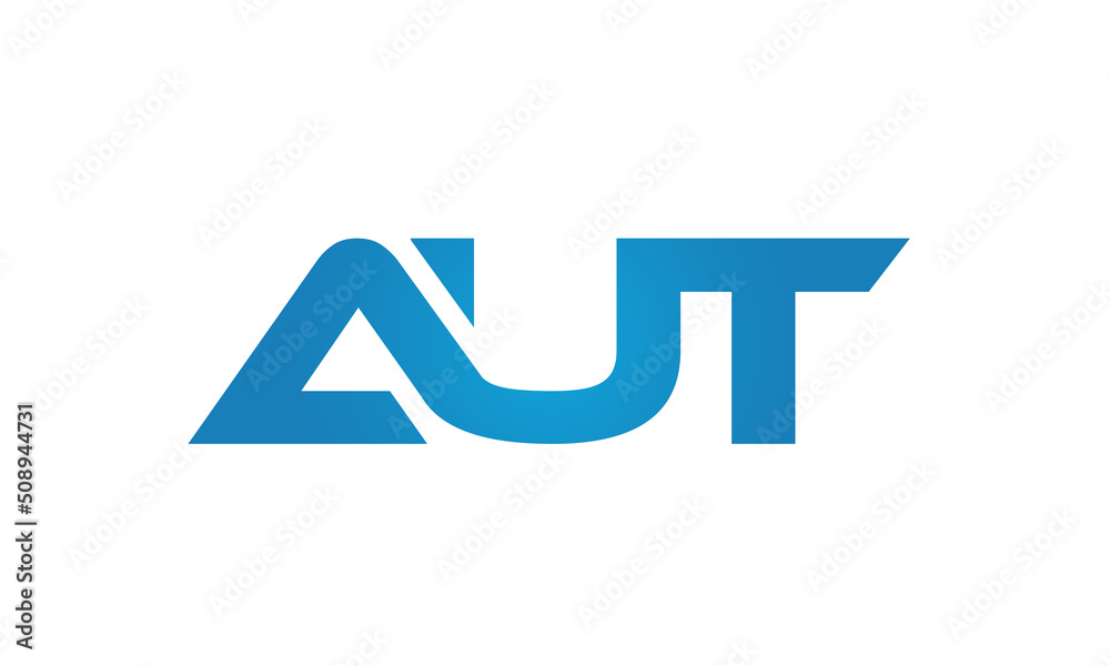 AUT linked letters logo icon AUT linked letters logo icon