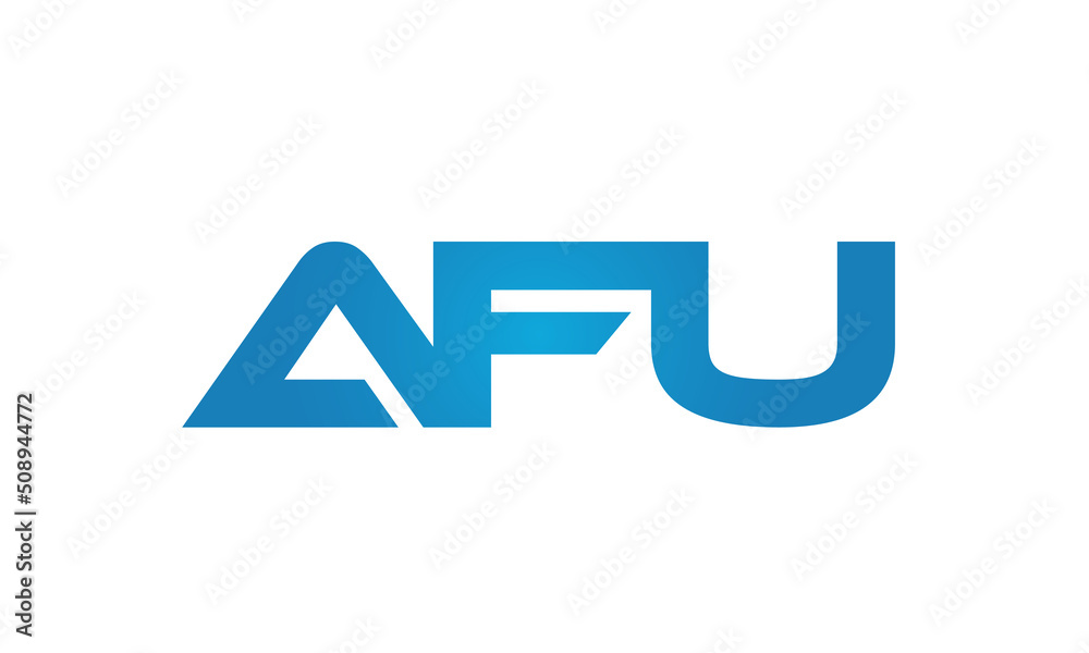 AFU linked letters logo icon AFU linked letters logo icon