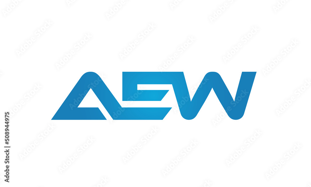 AEW linked letters logo icon AEW linked letters logo icon