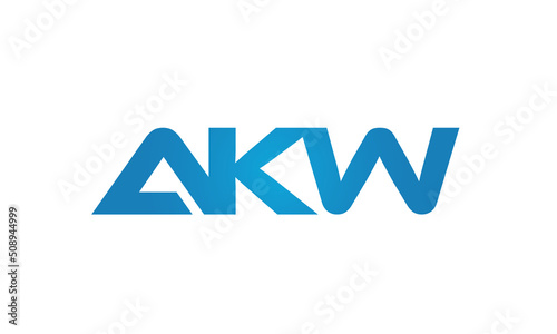 AKW linked letters logo icon