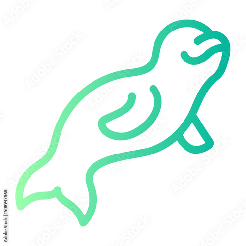 beluga gradient icon