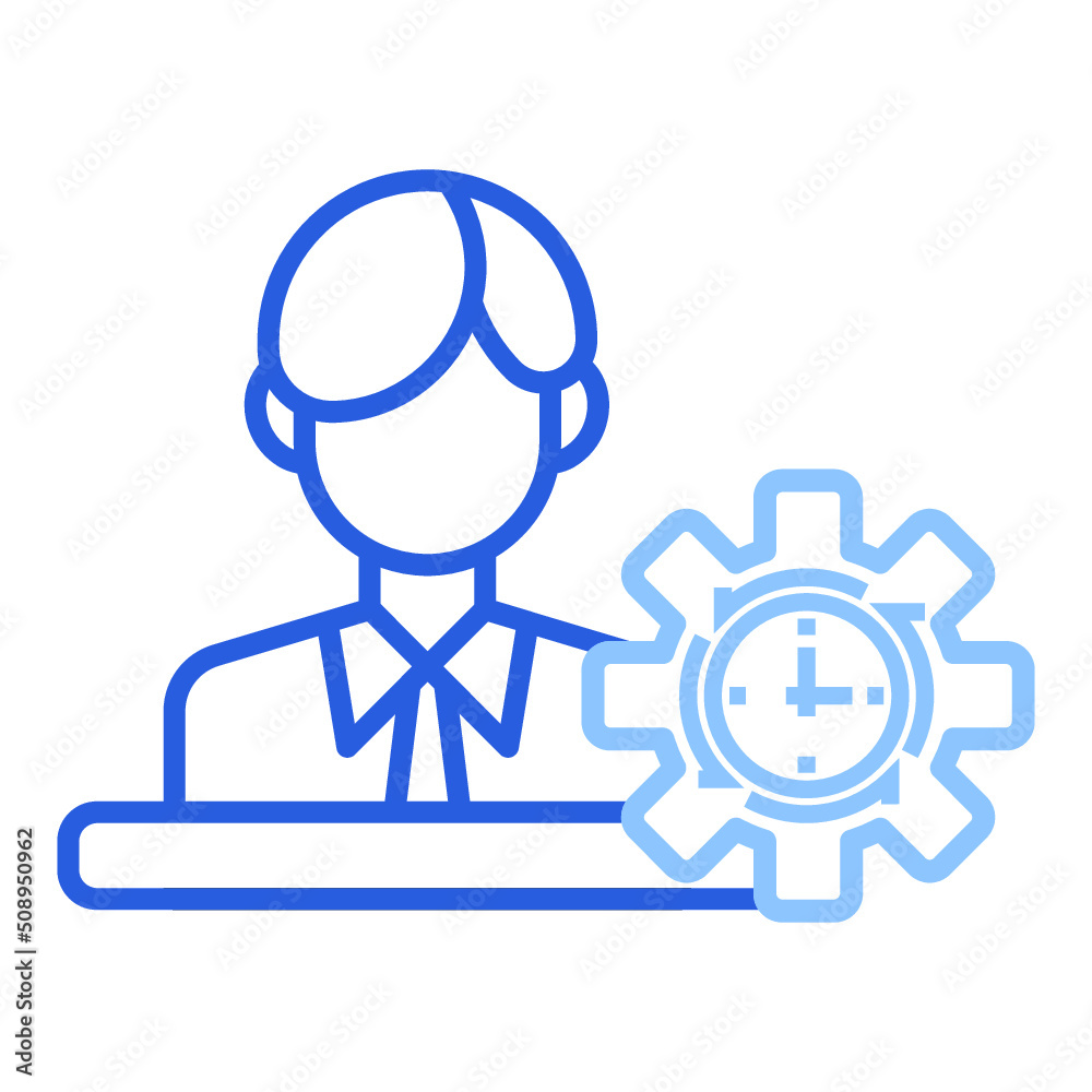 Employee, consistency, performance icon Employee, consistency, performance icon