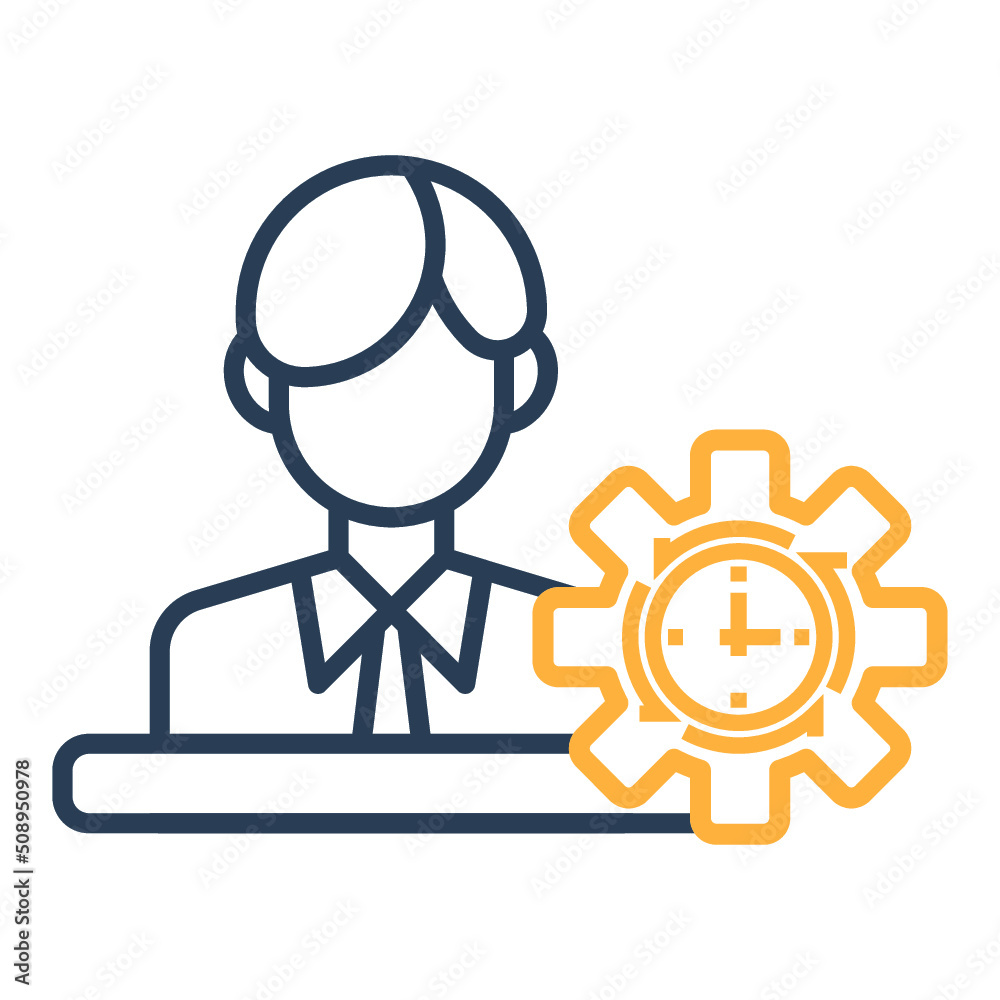 Employee, consistency, performance icon Employee, consistency, performance icon