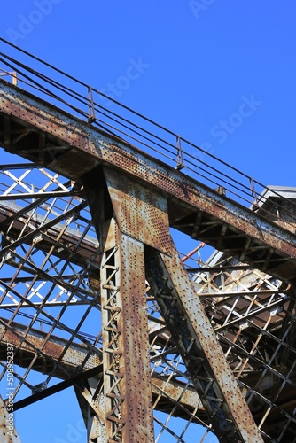 huge industrial steel frame structure