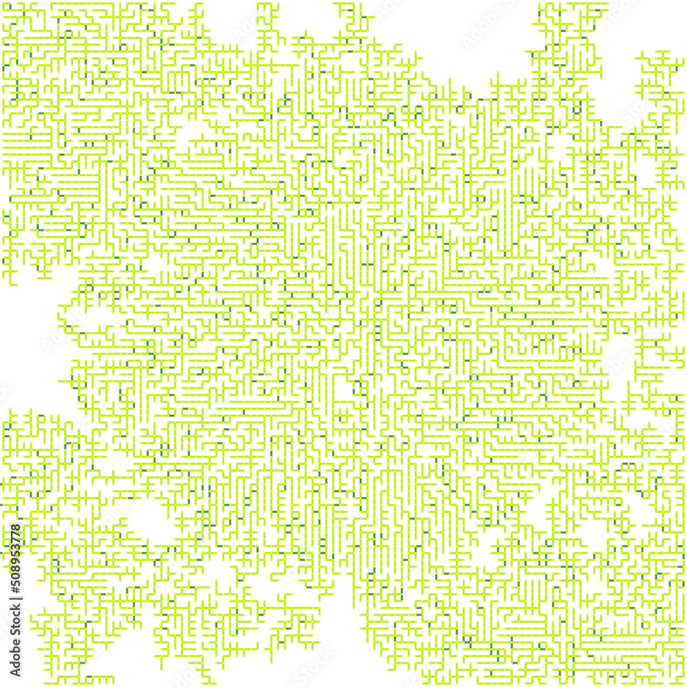 Fototapeta premium Albert-Laszlo Barabasi algorithm network visualization implementation illustration