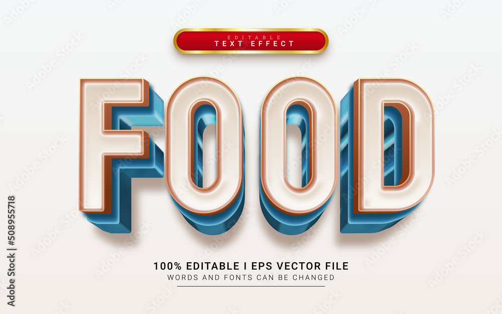 food text effect food text effect