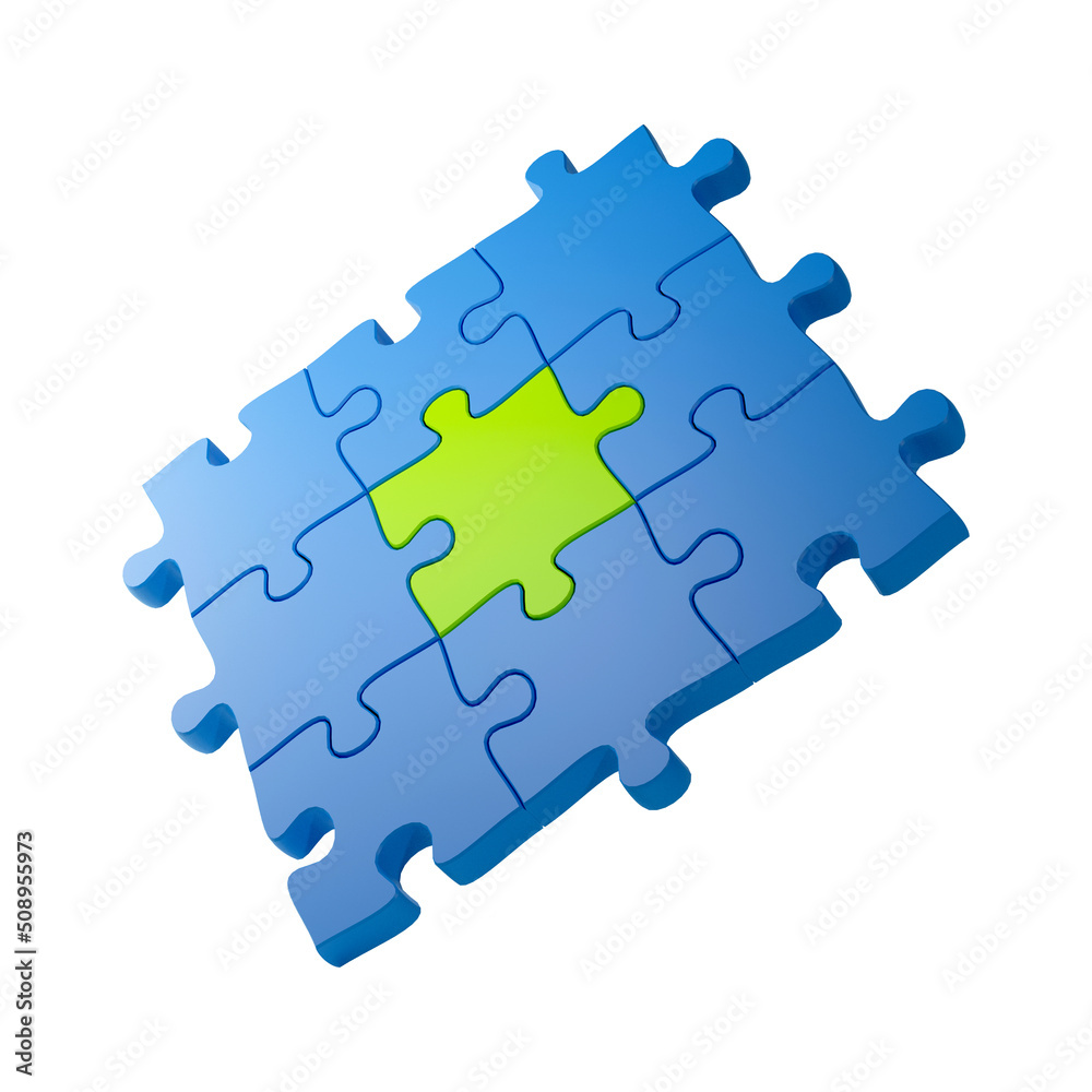 3d render of a puzzle isolated on a white background.Digital image illustration. 3d render of a puzzle isolated on a white background.Digital image illustration.
