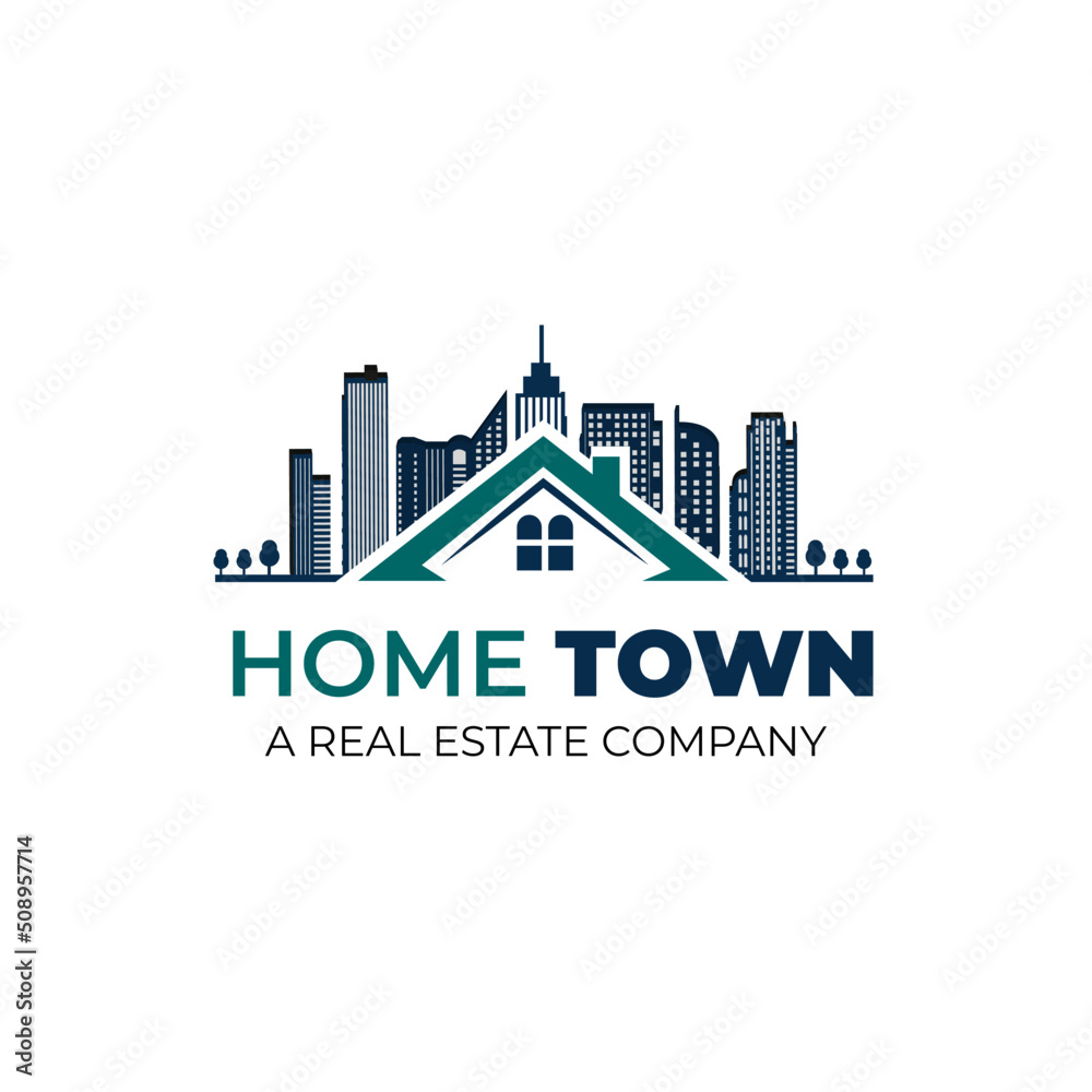 Home Town - A Real Estate  Company - Real Estate Company Logo