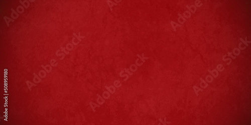  Red and black grunge backdrop cement background with vintage texture concrete banner.