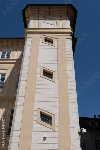 Tower inside the Prague city castle complex.