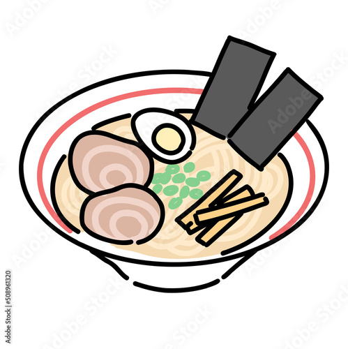 ラーメンのイラスト