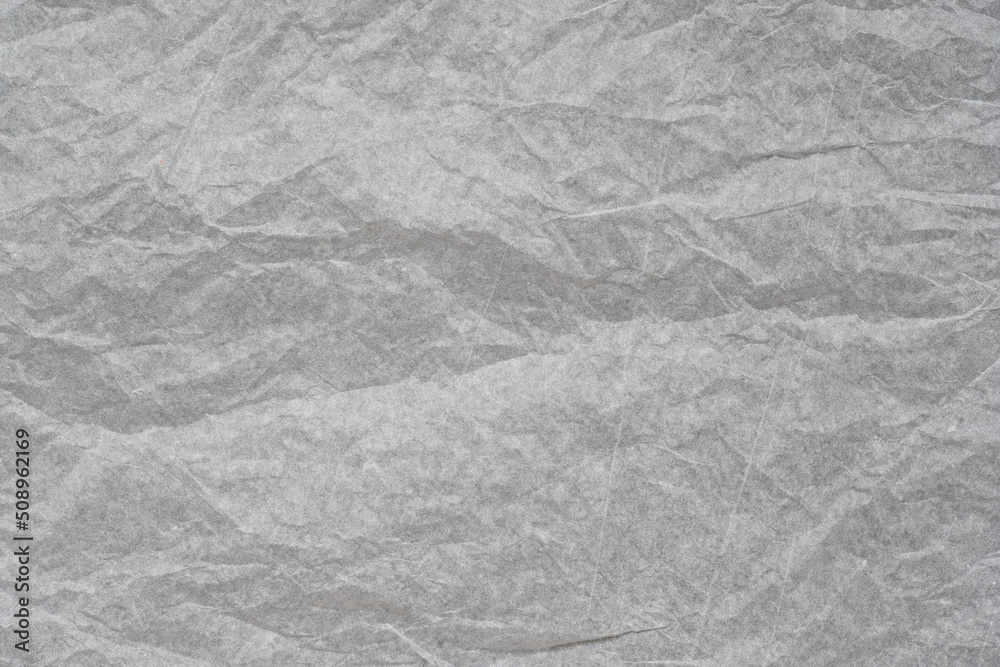 Naklejka premium Texture of white recycle crumpled paper, copy space for text.