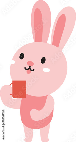 Cute rabbit cartoon
