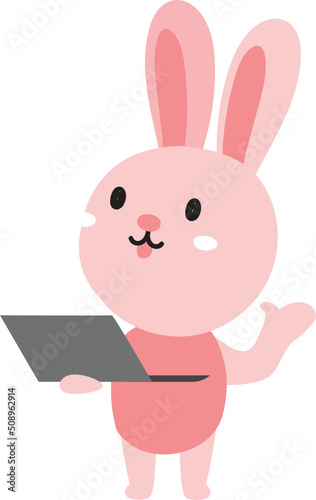 Cute rabbit cartoon