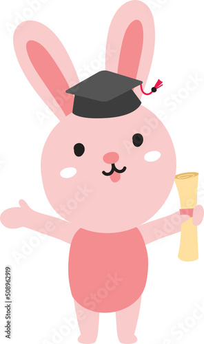 Cute rabbit cartoon