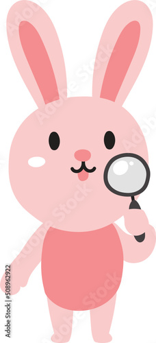 Cute rabbit cartoon
