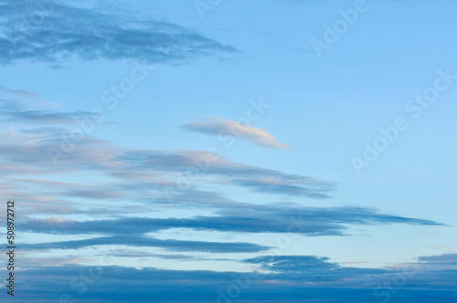 blue sky with clouds