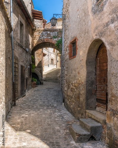 Fototapeta Naklejka Na Ścianę i Meble -  Calvi dell'Umbria, beautiful village in the Province of Terni, Umbria, Italy.