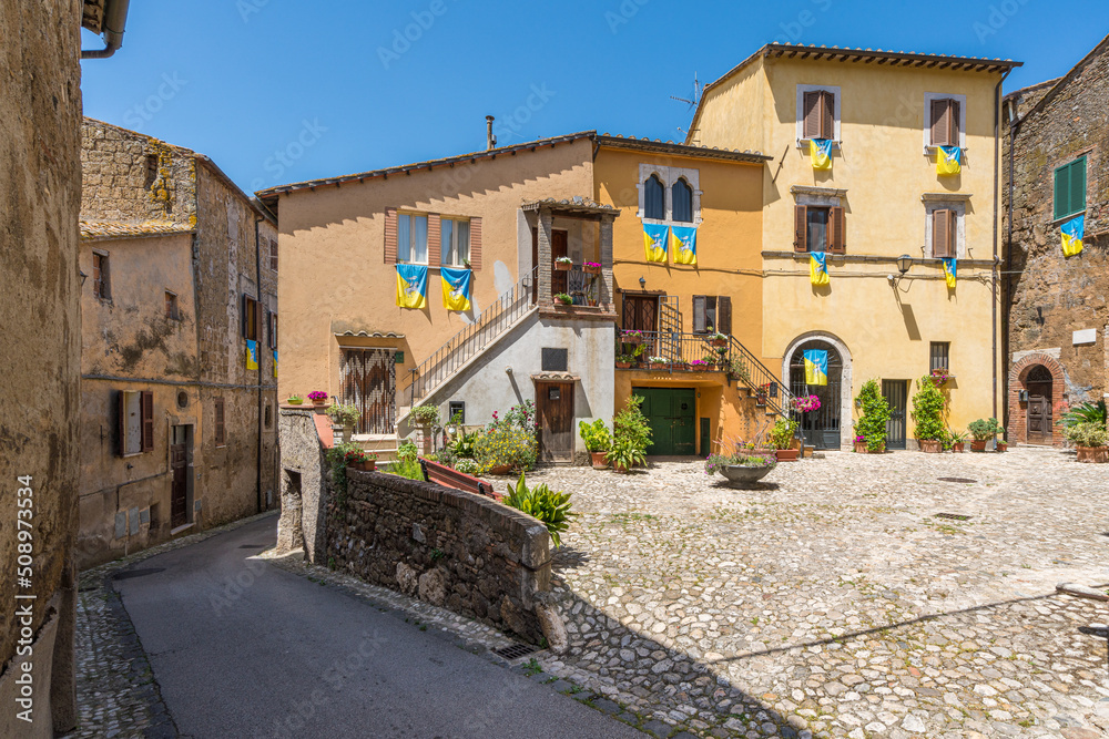 Otricoli, beautiful village in the Province of Terni, Umbria, Italy.