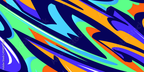 Graffiti vector colorfull patten wallpaper  art
