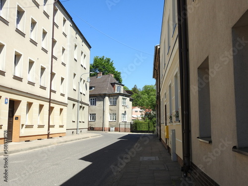 street in Slupsk, Poland