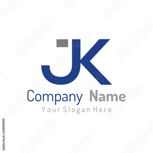 Free Download Initial Letter JK Logo Design Vector Template. Creative Abstract JK Letter Logo Design Illustration. - GFXLoad