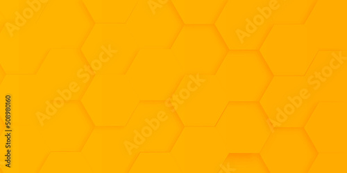 hexagonal shape background, abstract orange clean pattern, Dark Tiled Background with Spotlight, Concrete Wide Hexagon Background, A orange marble wall with hexagon tiles for texture. 