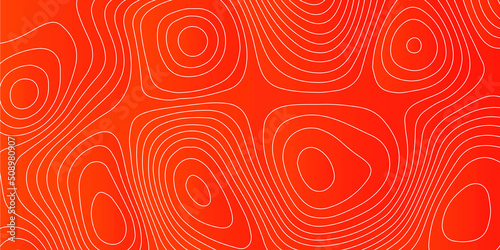 Abstract stylized topographic contour elevation in lines and contours. modern style, salmon fillet texture, fish pattern. Vector background with stripes salmon.