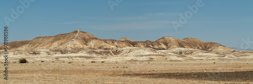 Panorama of the beautiful landscape of the Negev Desert in southern Israel   © Barbara