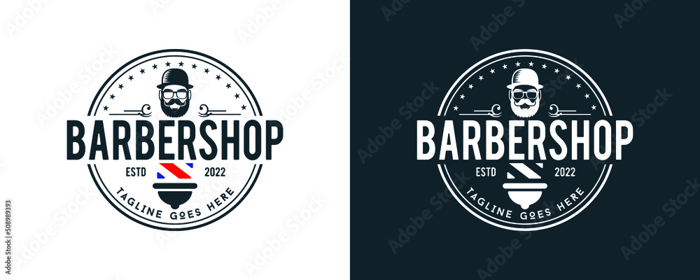 Barber Shop labels, banner, logo vector template Barber Shop labels, banner, logo vector template