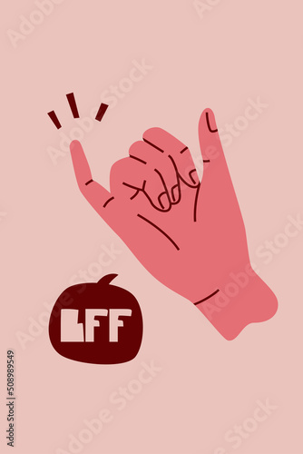 Best Friend Forever Poster Template
