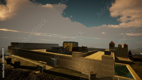 Golden gate at Herod's temple