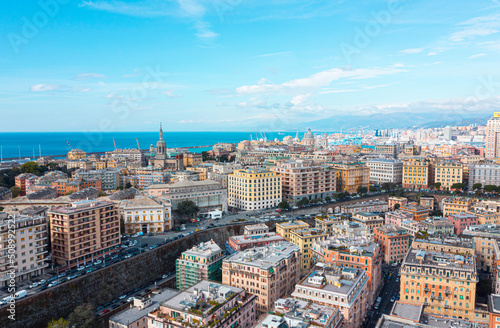 Aerial View in Genoa, Italy © Jacob