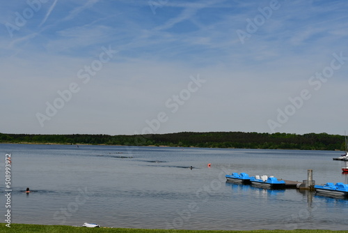 Beautiful landscape at Rothsee in Franconia  photo