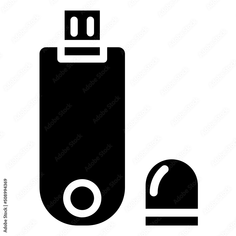 Obraz premium flash disk icon