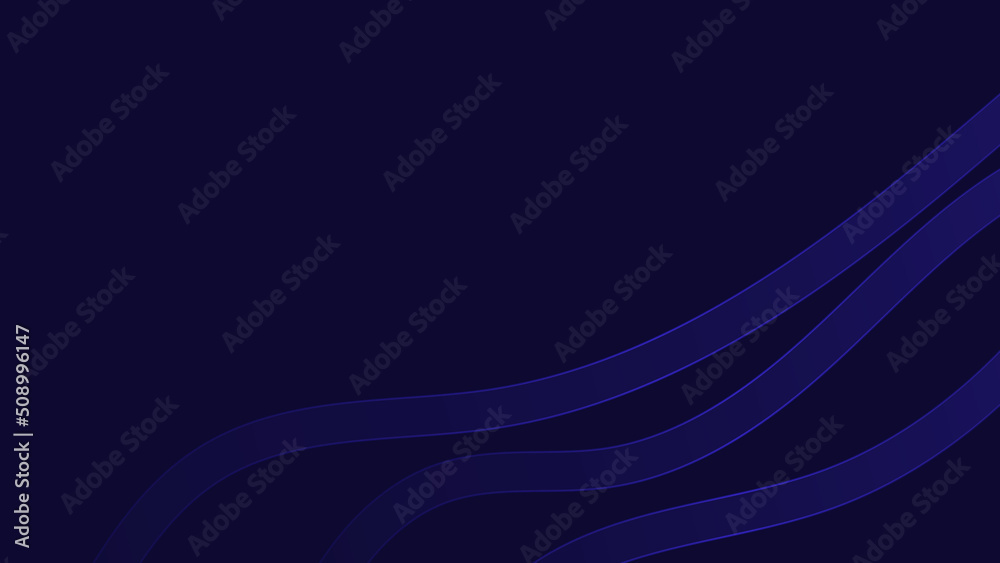 Geometric abstract background with blue colorful lines soft light