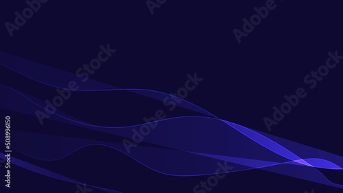 Geometric abstract background with blue colorful lines soft light