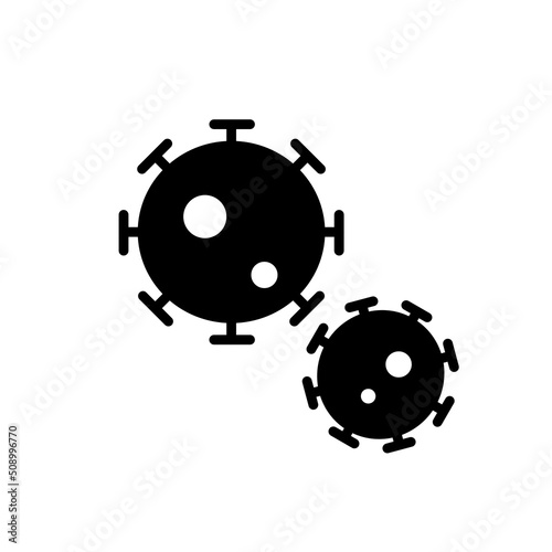 Wirusy, zakażenie, choeoba -  ikona wektorowa