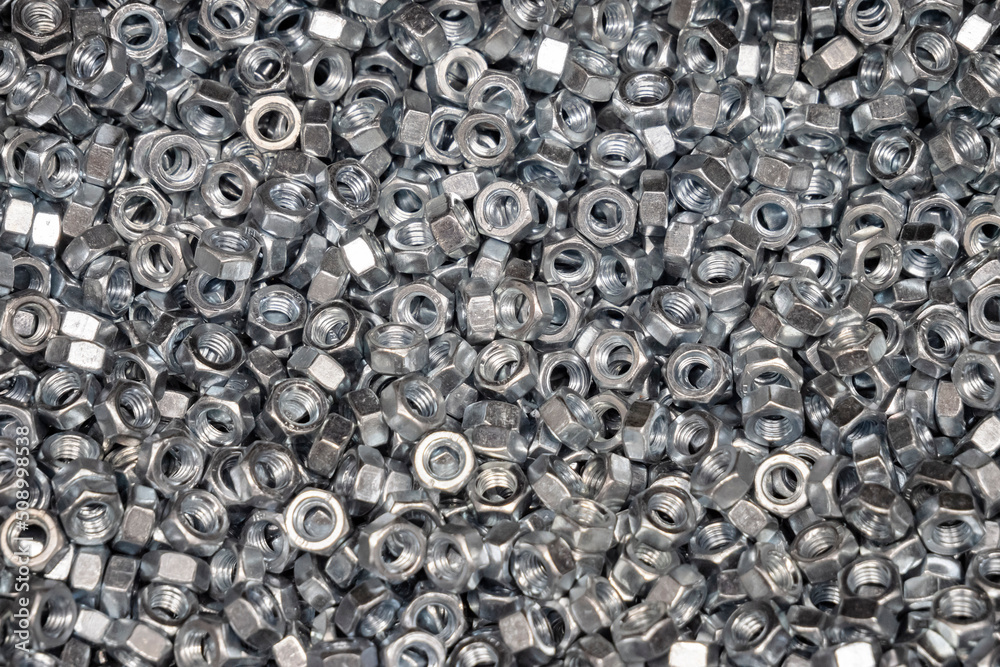background of screw nuts background of screw nuts