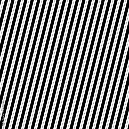 Black diagonal lines background. Striped wallpaper. Seamless surface pattern design with symmetrical linear ornament. Stripes motif. Digital paper, page fills, web designing, textile print. Vector art